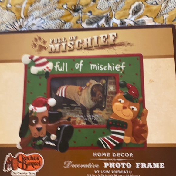 Full of mischief photo frame nib - Picture 1 of 2